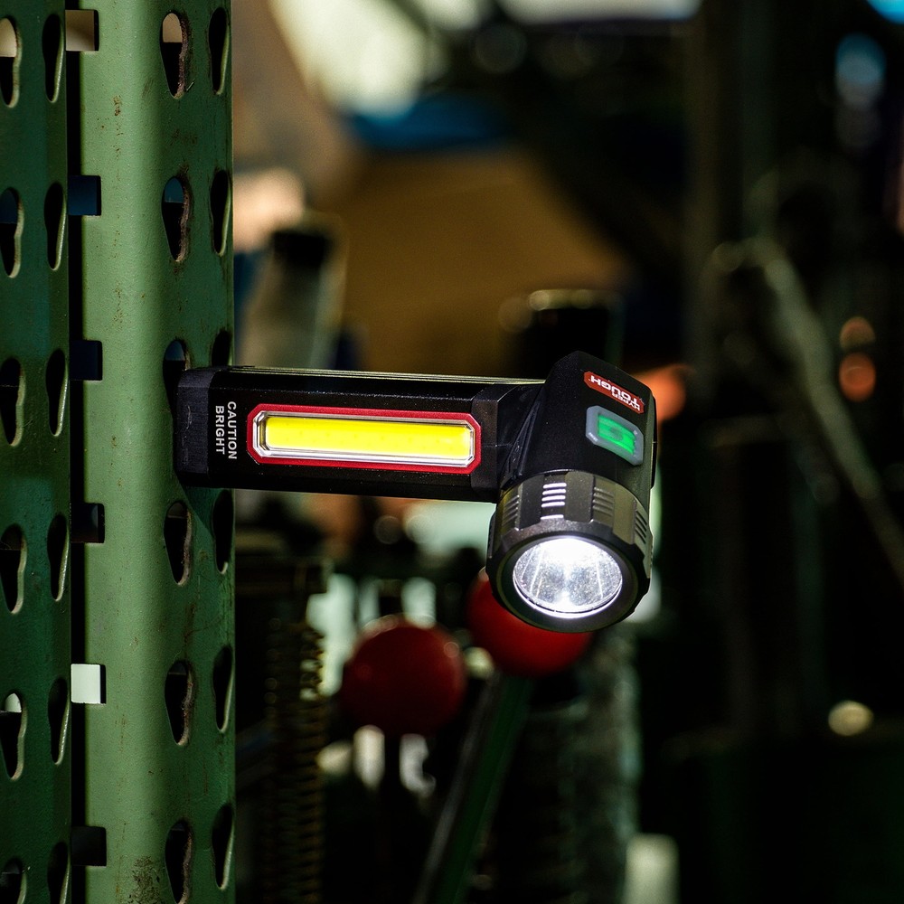 Hyper Tough Mini Rotated Head Rechargeable Work Light