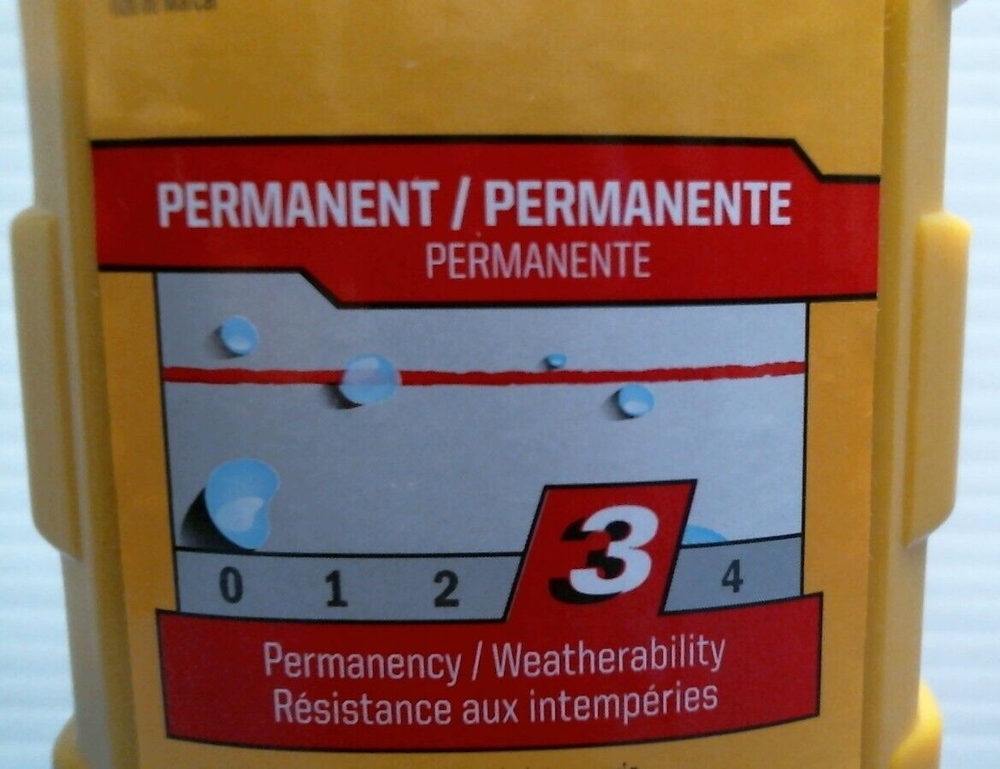Irwin Strait-Line Marking Chalk, Permanent, RED 8oz. (64902) FS