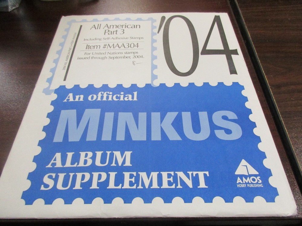 "MINKUS"ALBUM SUPPLEMENT ALL AMERICAN PART#3   #MAA304 W/FREE SHIPPING!!!