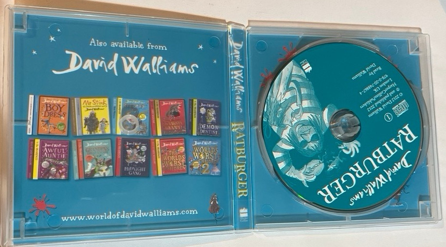 David Walliams, : Ratburger CD Audiobook 3xCD