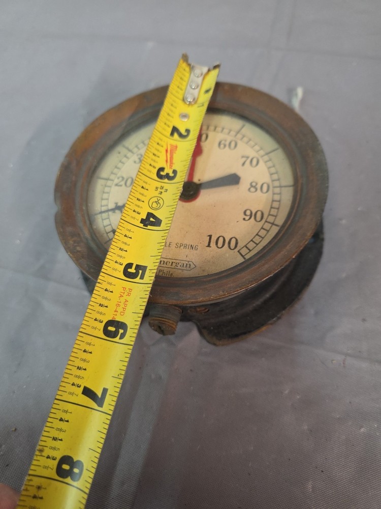 Antique LONERGAN Double Spring Gauge