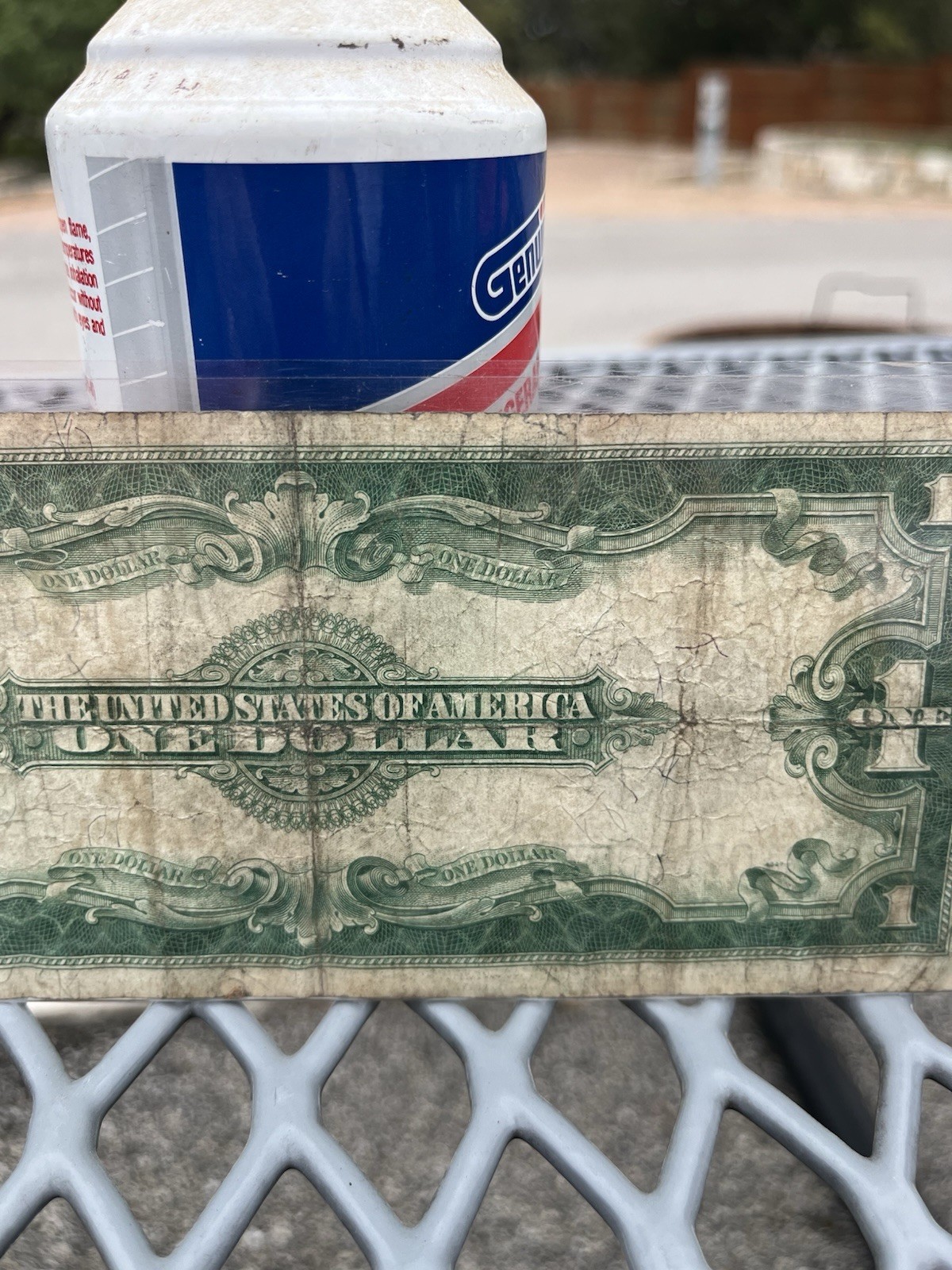 1923 $1 ONE DOLLAR “HORSE BLANKET” SILVER CERTIFICATE LARGE SIZE NOTE Blue Seal