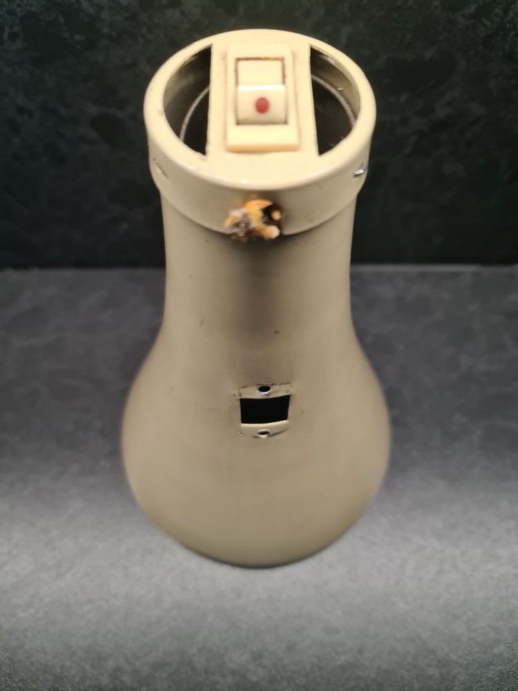 Herbert Terry Model 75 Anglepoise Lamp Cream Shade & Fully Working Switch Cap
