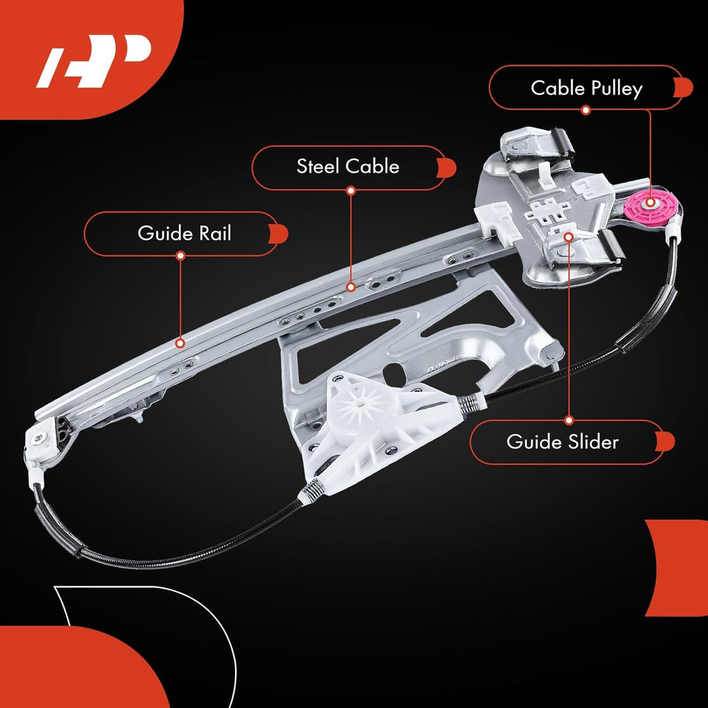Power Window Regulator without Motor for Cadillac Deville 2000-2005 Front Right