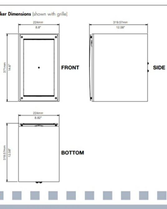 Niles Stagefront PRO-1770LCR Speaker - NEW