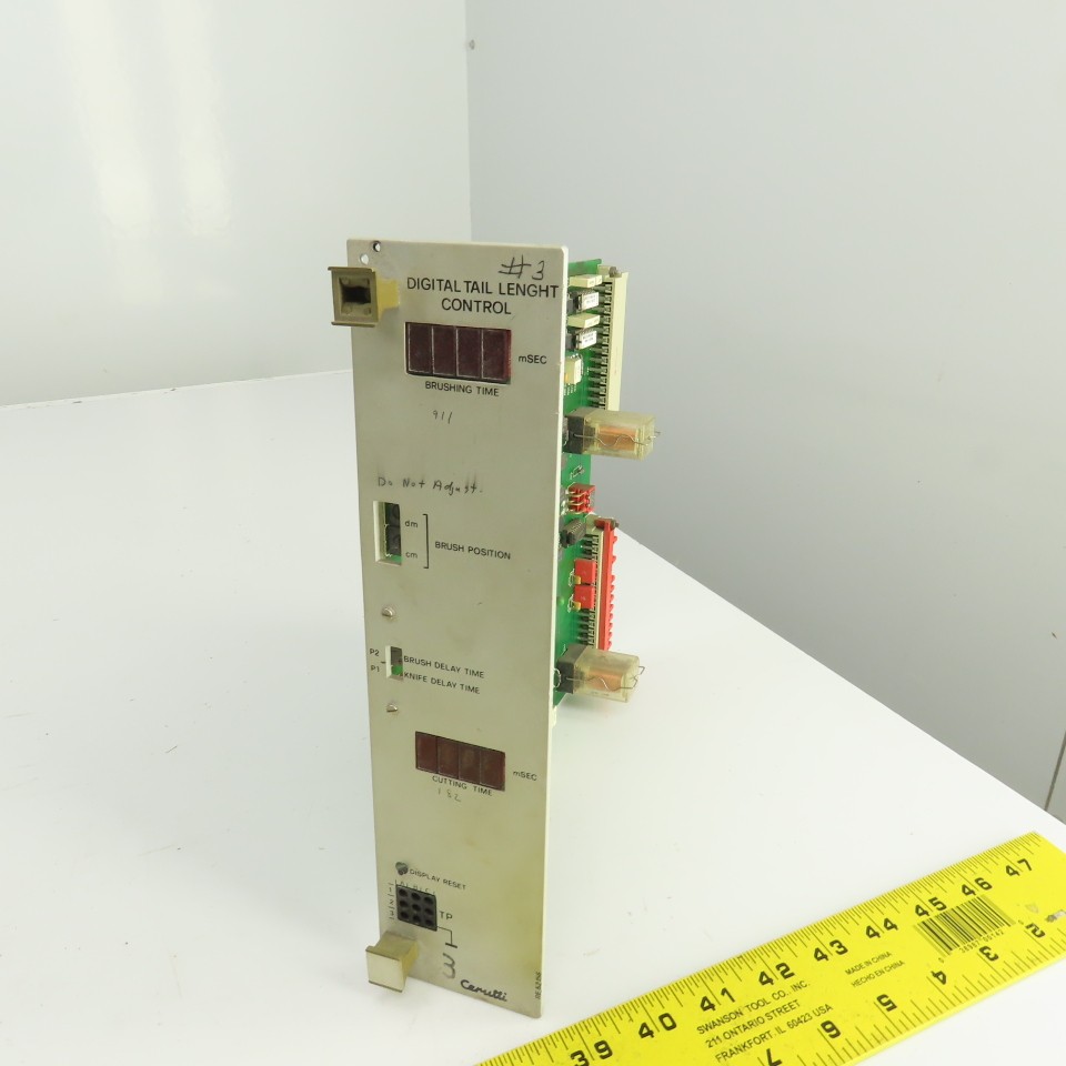 Cerutti RE 52156 Digital Tail Length Control