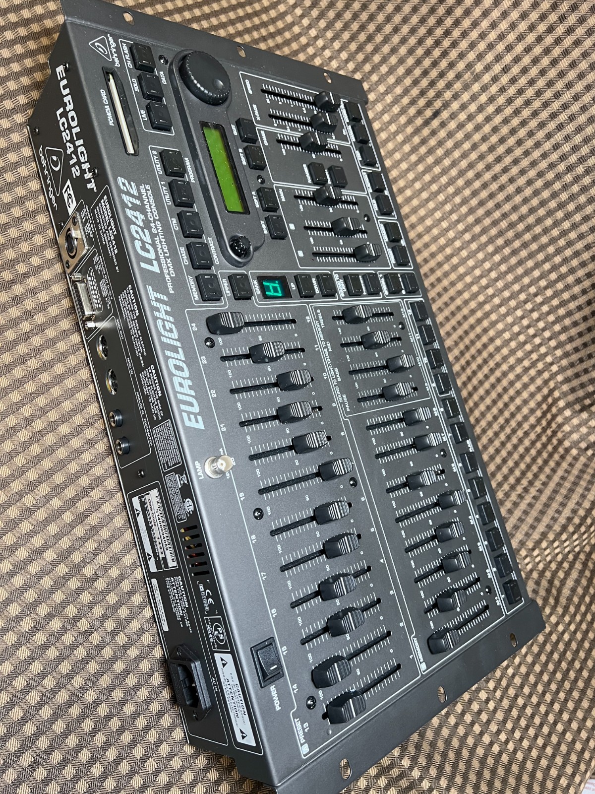 Behringer Eurolight LC2412 Professional 24 Channel DMX Lighting Console + Cables