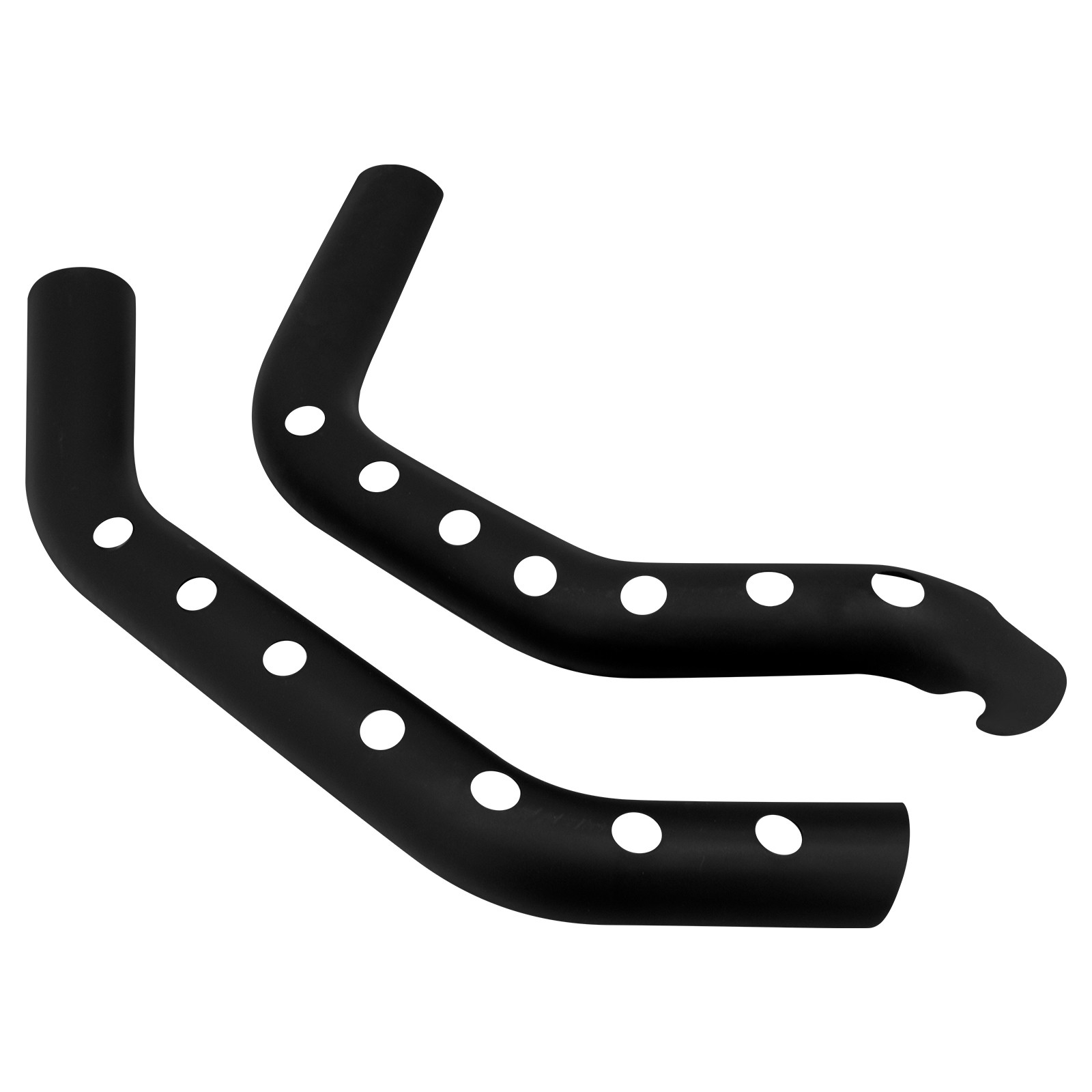 Exhaust Header Cover Pipe Heat Shields Black For Harley Sportster XL883 2004-up