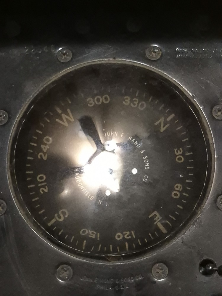 Vintage John E. Hand & Sons Co. Marine Compass