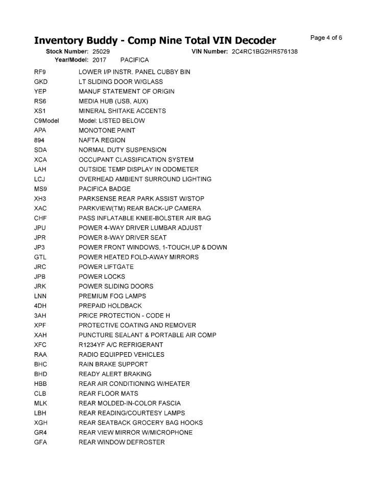 Fuse Box Engine Compartment Fits 17 PACIFICA 1541018