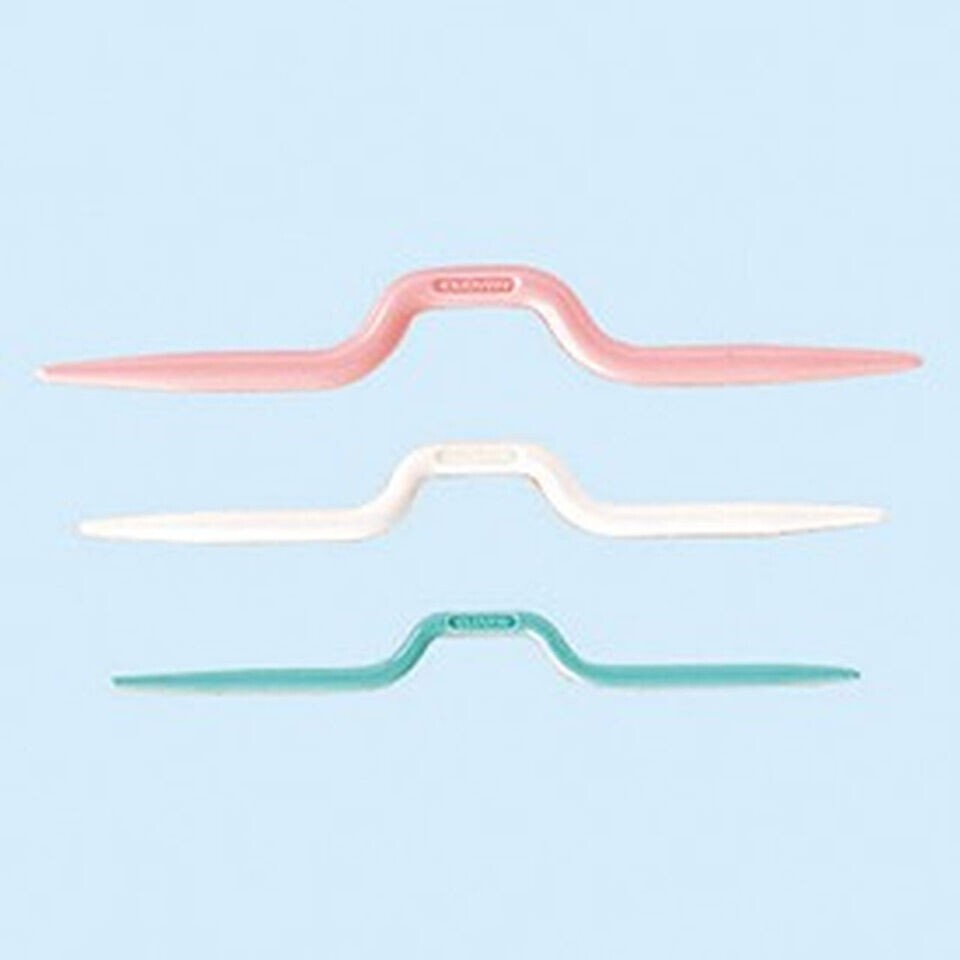 #330C CLOVER CABLE STITCH HOLDERS 3.5" 3/Pkg Small, Medium & Large For Knitting