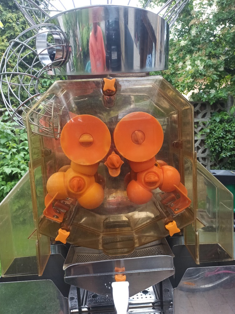 Maxima INOX orange squeezer