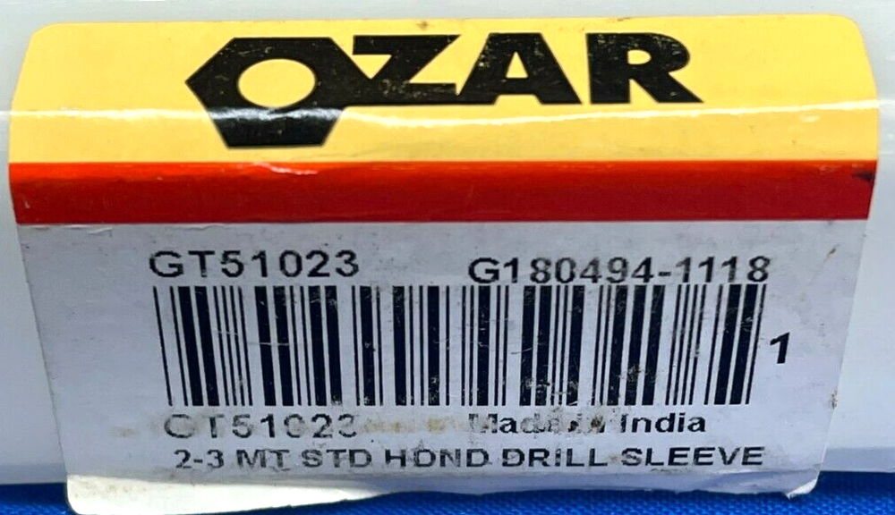 OZAR 2-3 MT STD HDND DRILL SLEEVE GT51023