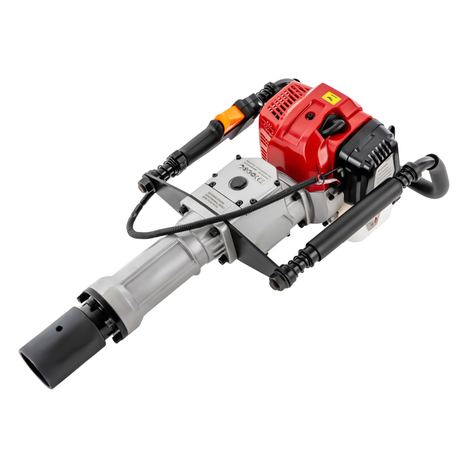 2.3HP Heavy Duty Gas Powered 52CC Fence Pile Driver T-Post Push Gasoline Engine