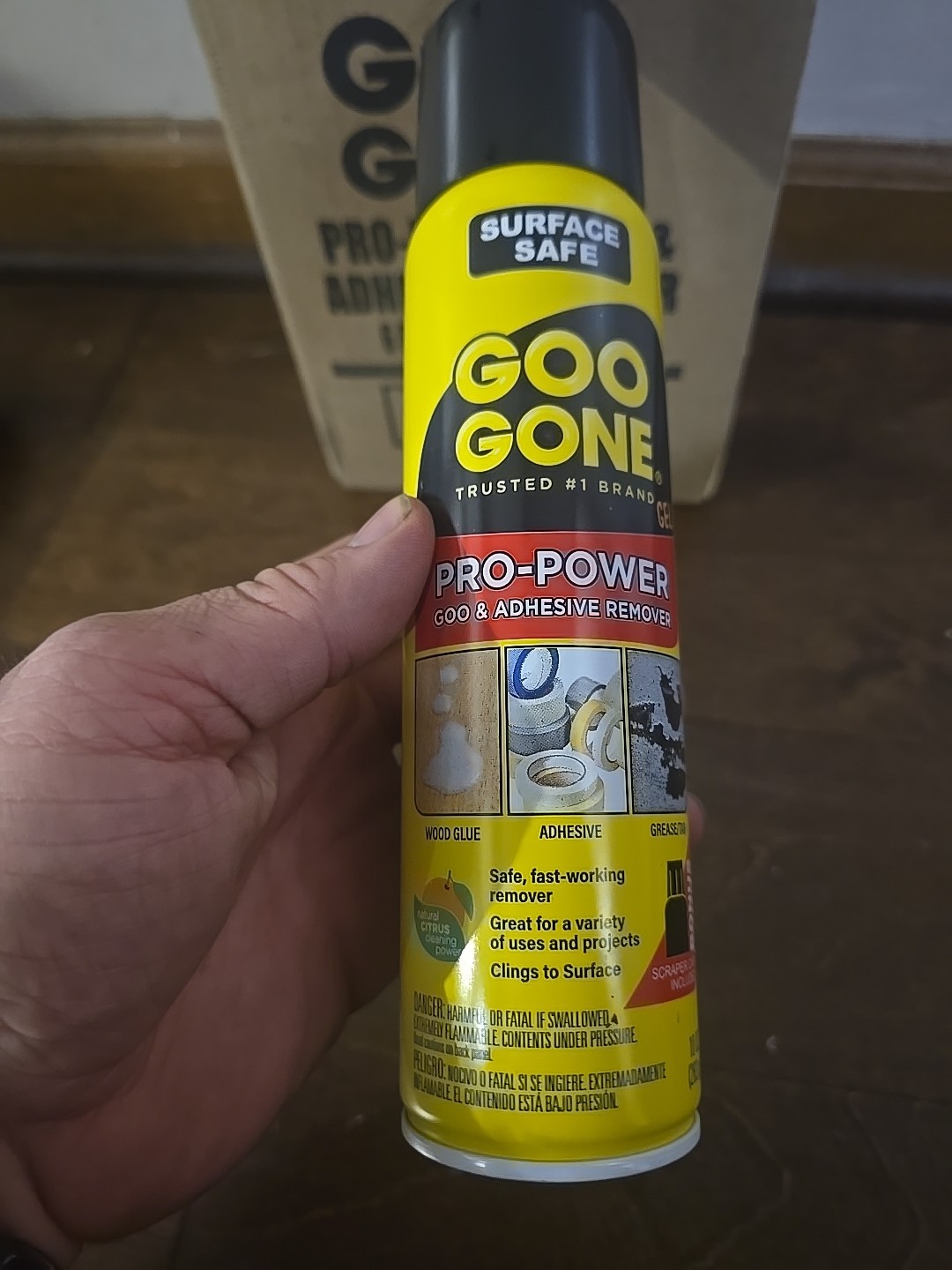 Goo Gone 2229 Heavy Duty Adhesive Remover Gel 8 fl. oz. (Pack of 6)