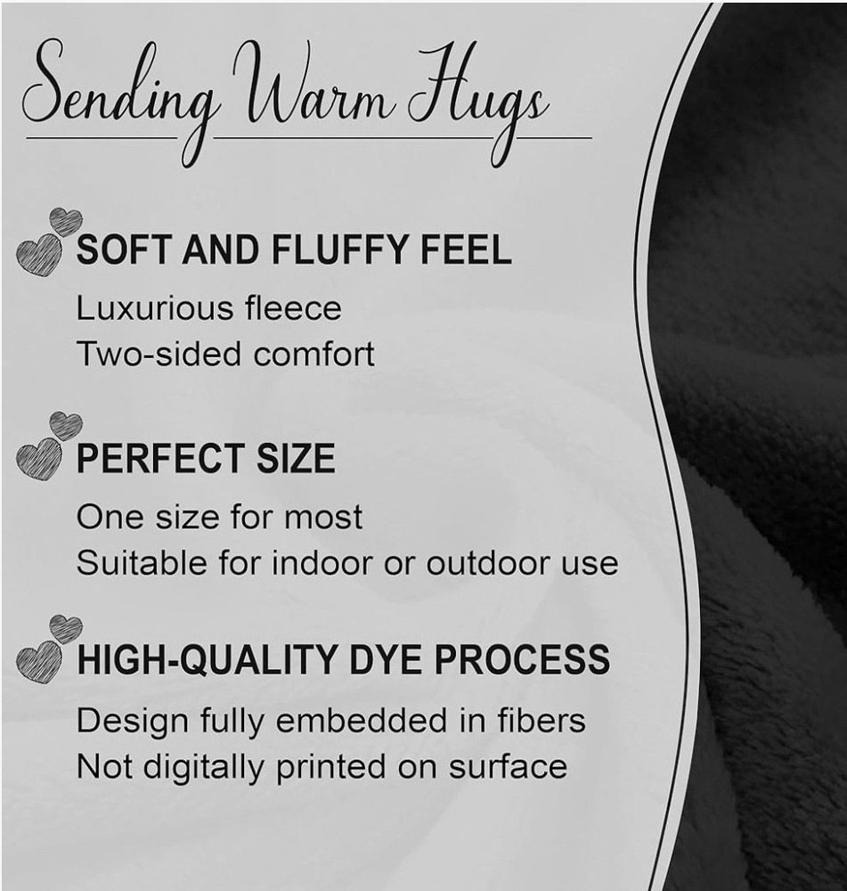 Vprintes Mama Leopard Frame Wearable Blanket