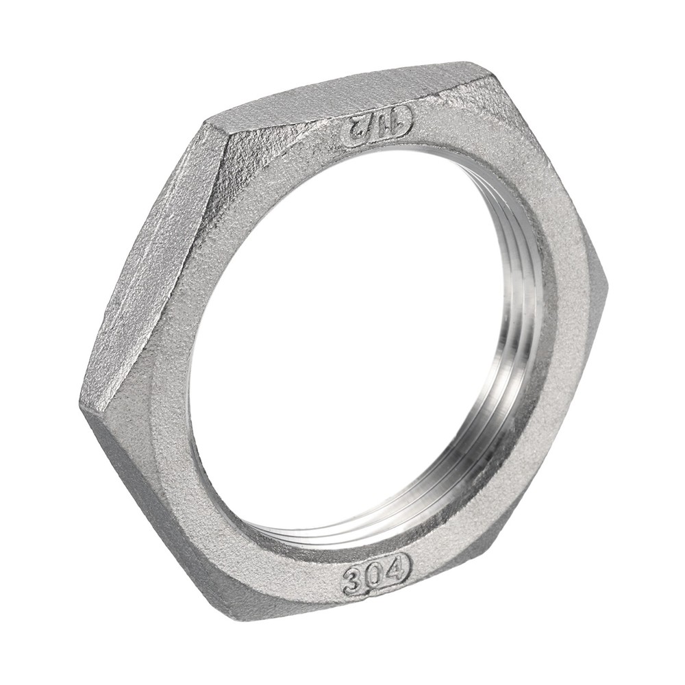 Cast Pipe Fitting Hex Locknut Nut G 1 1/2" Female Thread (DN40)