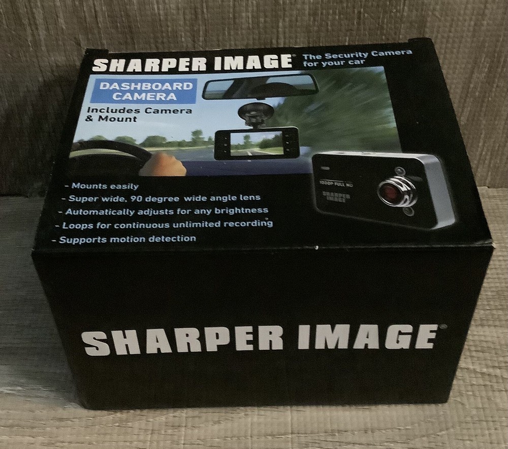2018 Sharper Image Dashboard Security Camera & Mount (SI-AA15)