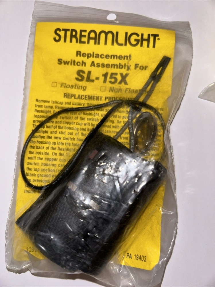 STREAMLIGHT Replacement SWITCH Module For SL-15X Flashlight Light 15140 New OEM