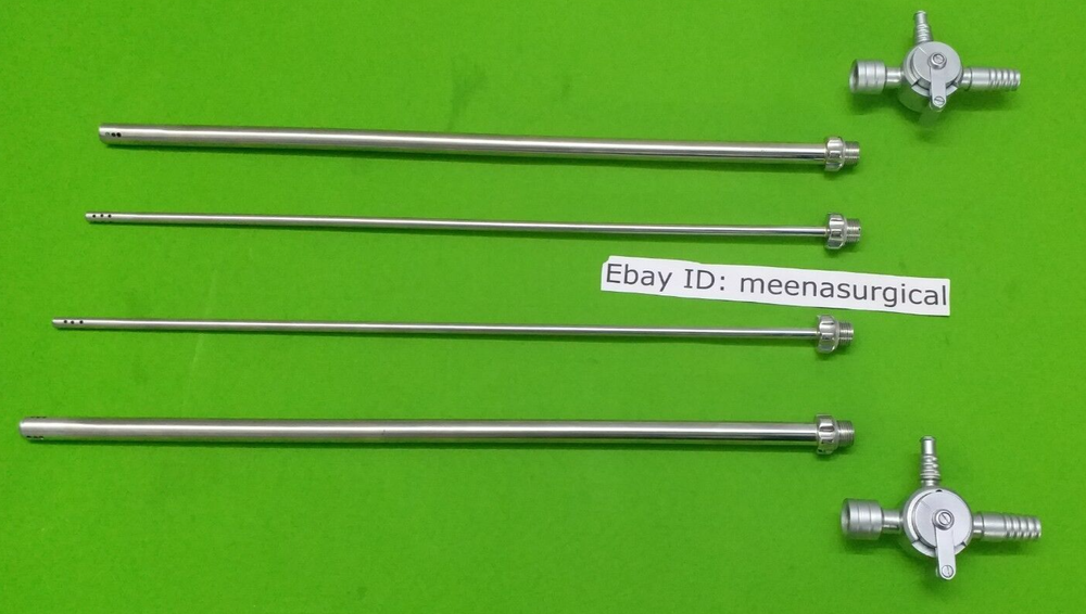 2PC Suction Irrigation 10x330mm Laparoscopic Endoscopy Surgical Instruments