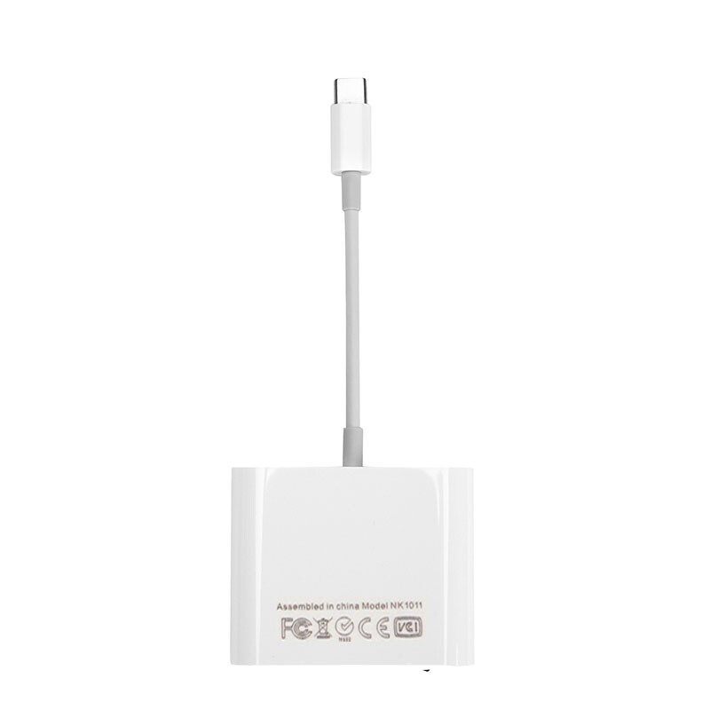 TYPE C Multi Card Reader Adapter for Micro SD / SD / SDXC / SDHC / CF - PC Mac