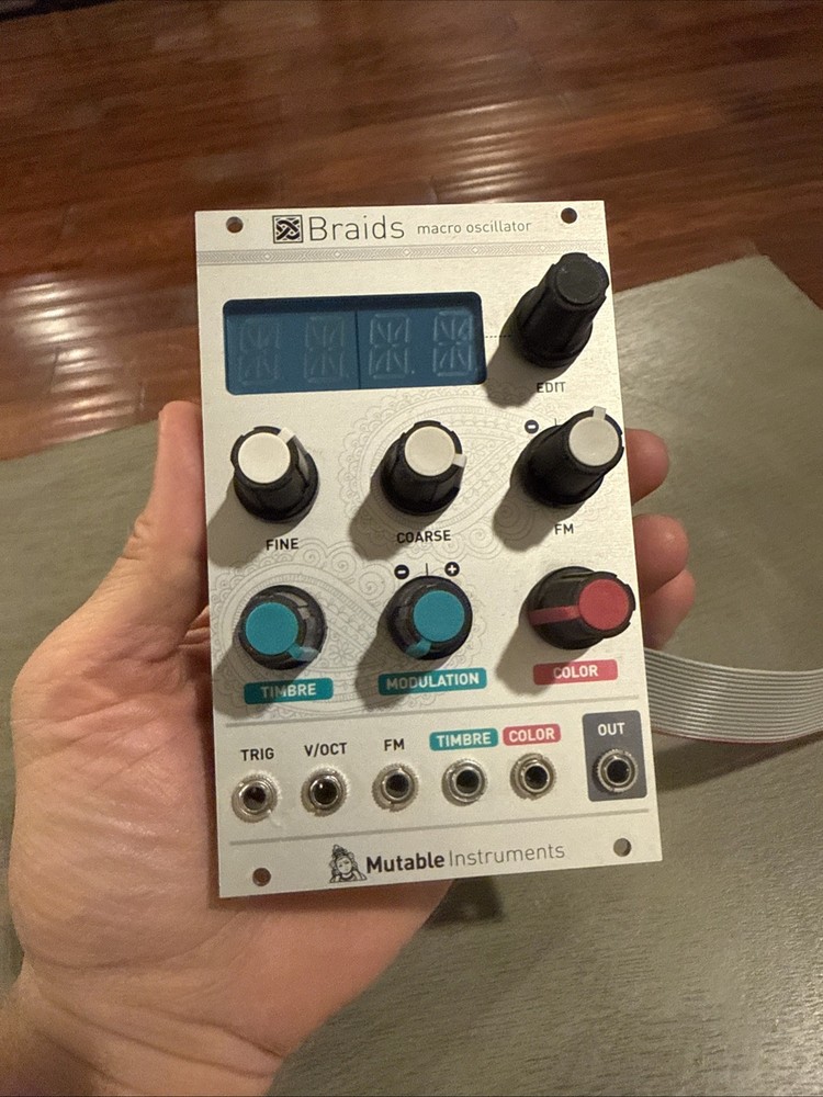 Mutable Instruments Braids Macro Oscillator Eurorack +Ribbon EXshape. Z15