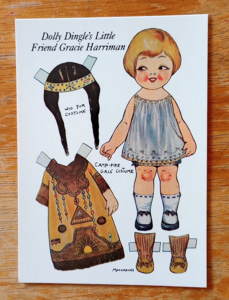 Vintage 1984 Grace G. Drayton’s Dolly Dingle 16 Reproduction Postcards