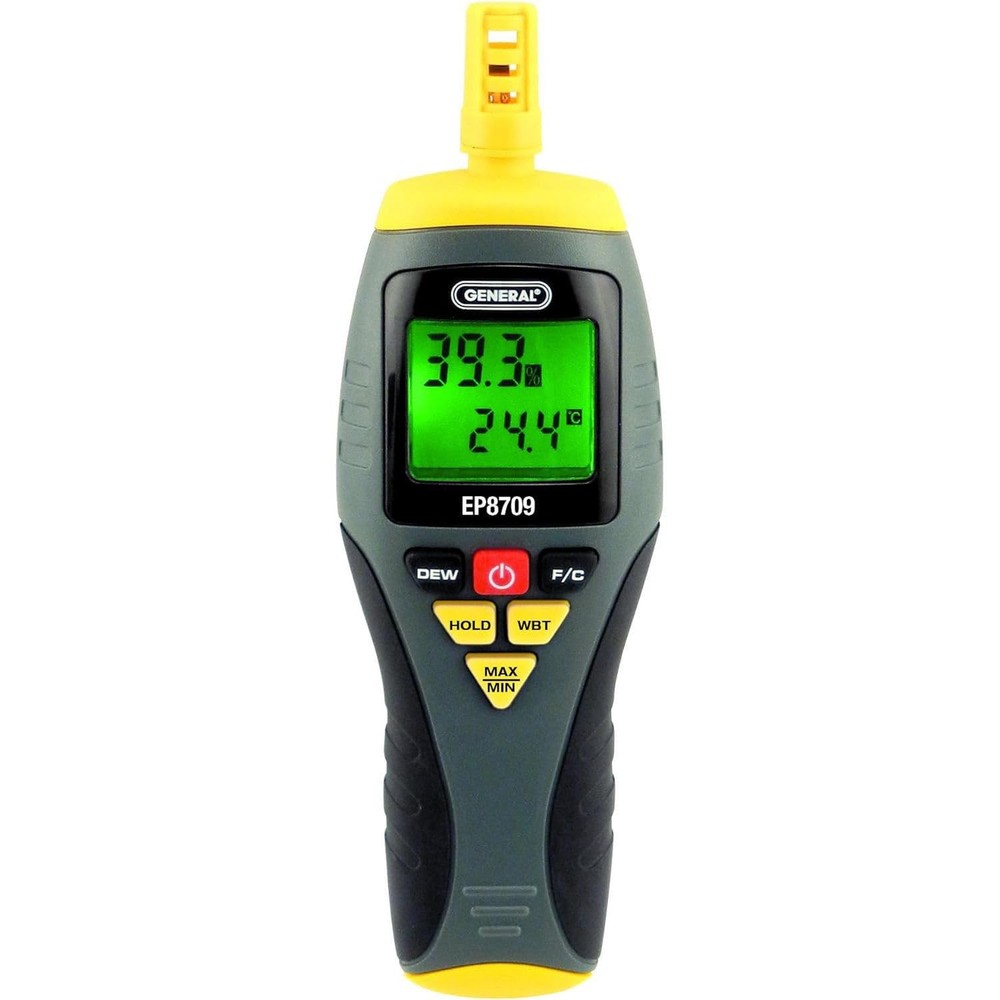 EP8709 Calibratable Multi-Function Digital Psychrometer, Wet Bulb Capable