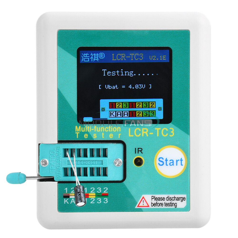 LCR-TC2 / LCR-TC3 High-precision Transistor Tester Diode Capacitance Test Meter