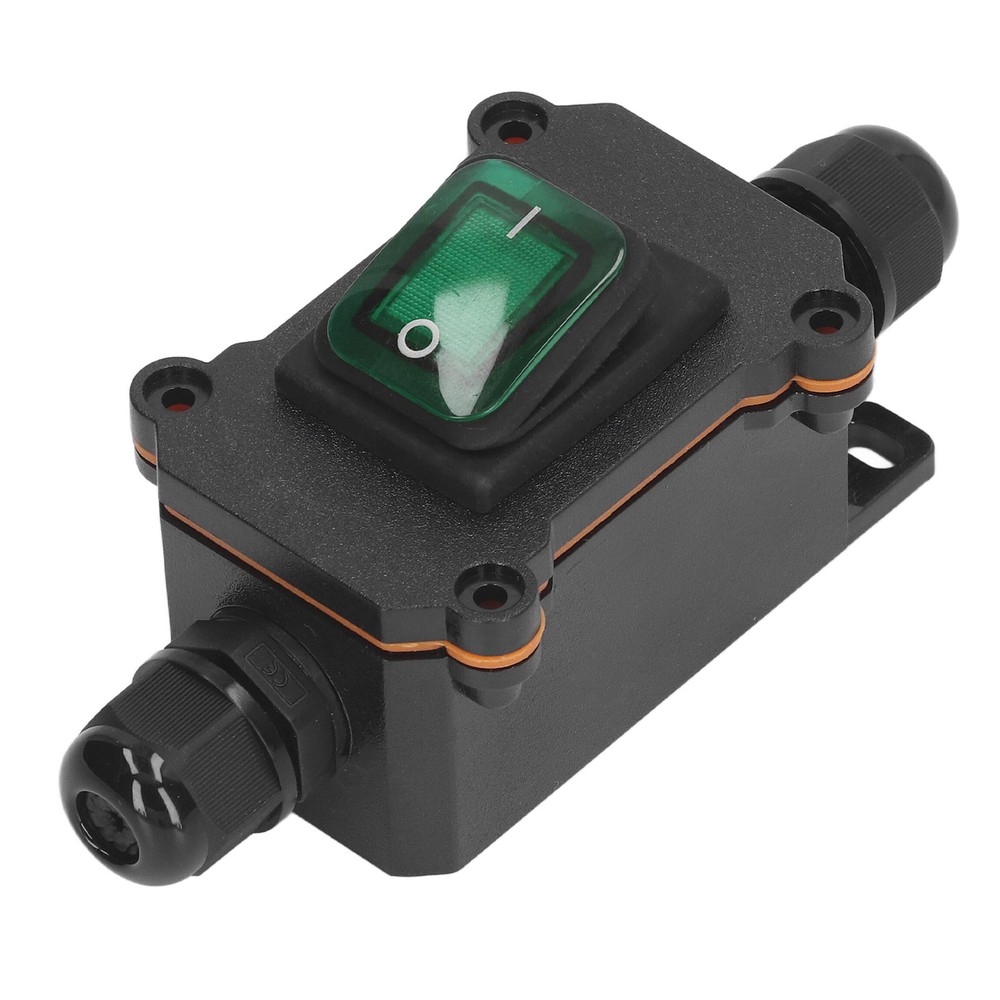 4Pin 2Position Inline Cord Switch With Rocker Button OnOff Outdoor Toggle Switch