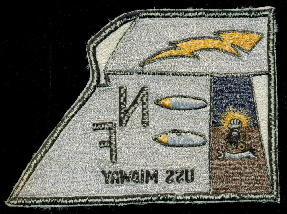 USN USS Midway NF Tail Patch Q-6