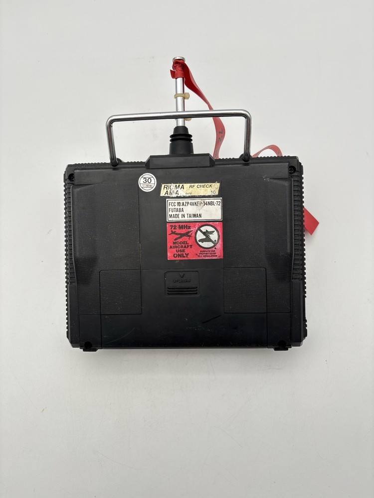 Futaba Attack-4 Model FP-T4NBL AM72 R/C Controller 72.350 MHZ Untested