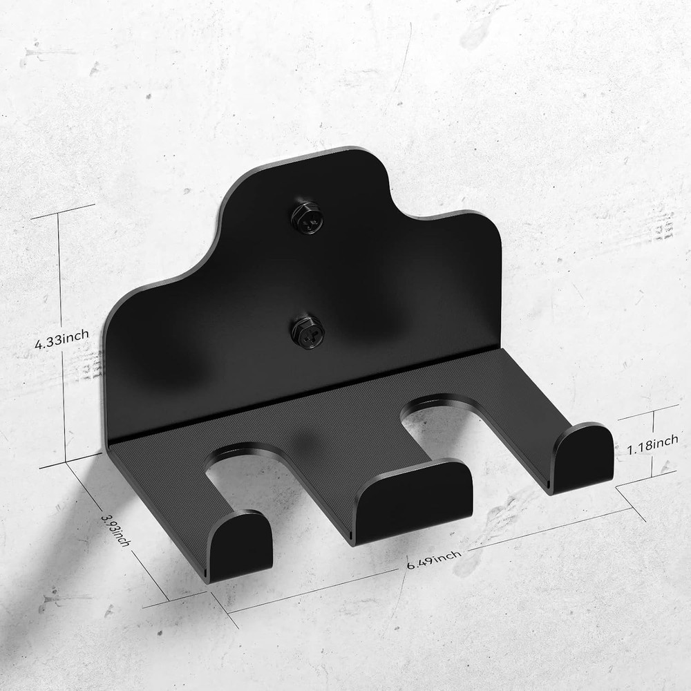 Versatile Barbell Hanger - Wall-Mounted Solution for Gym Equipment Storage