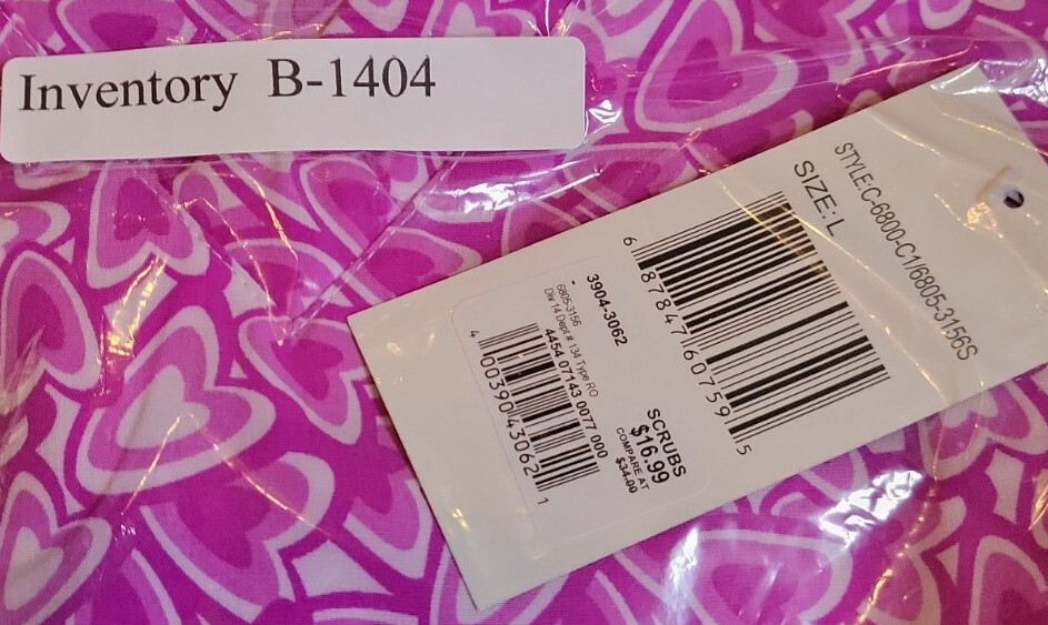 Samantha Mara 4 Way Stretch Purple Hearts Scrub Set Style: C-6800-C1 FreeShippin