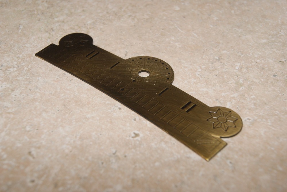 BRASS PENDULUM INDICATOR 3 3/4 LONG NEW CLOCK PARTS