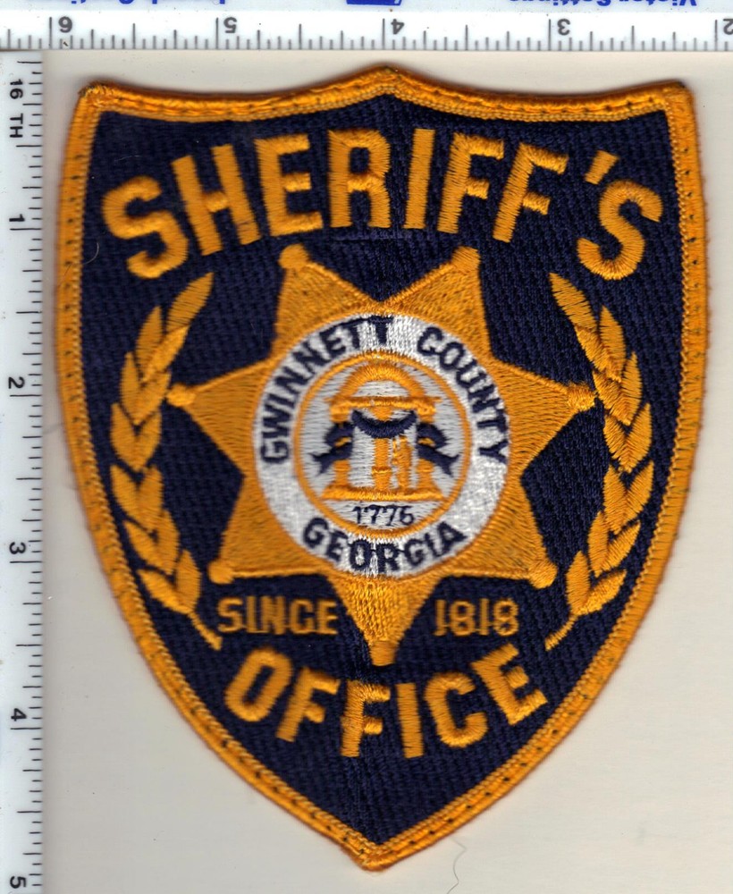 Gwinnett County Sheriff's Office (Georgia) 4th Issue Uniform Take-Off Patch