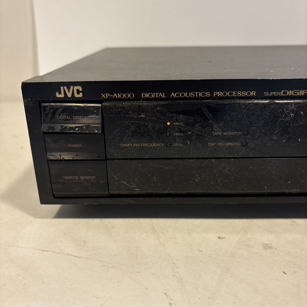 JVC XP-A1000 Digital Acoustics Processor -Works But Has Adhesive On Front -READ!