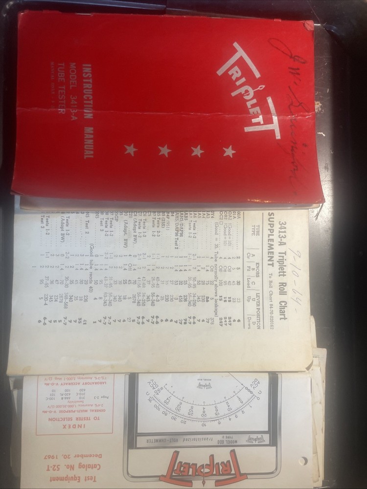 Model 3413-A Tube Tester