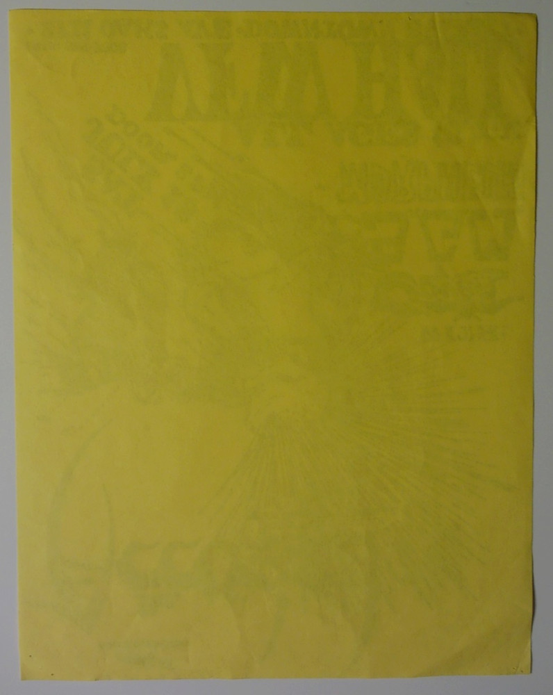 Accused 1987 Original Flyer Handbill w/ Coven, S.G.M. Morpheus VFW Hall Everett