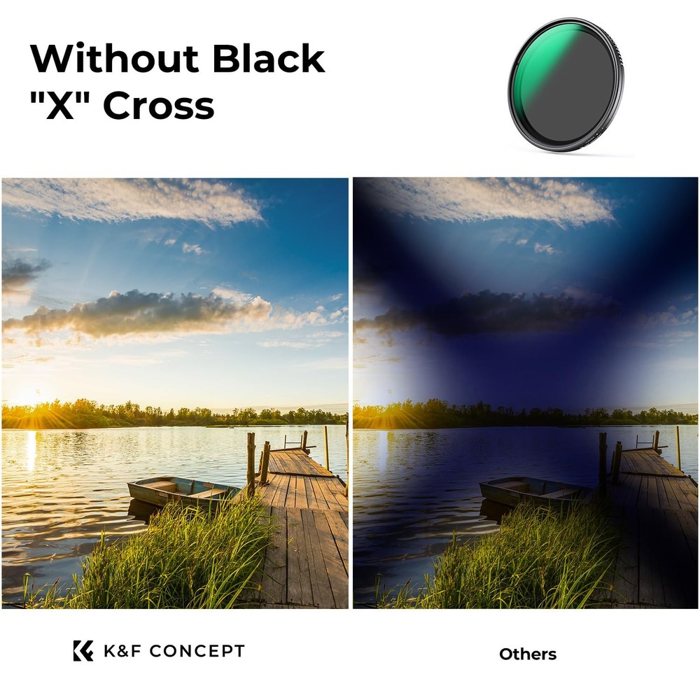 67mm Variable ND2-32 ND Lens Filter 1-5 Stops Waterproof Adjustable Neutral D...