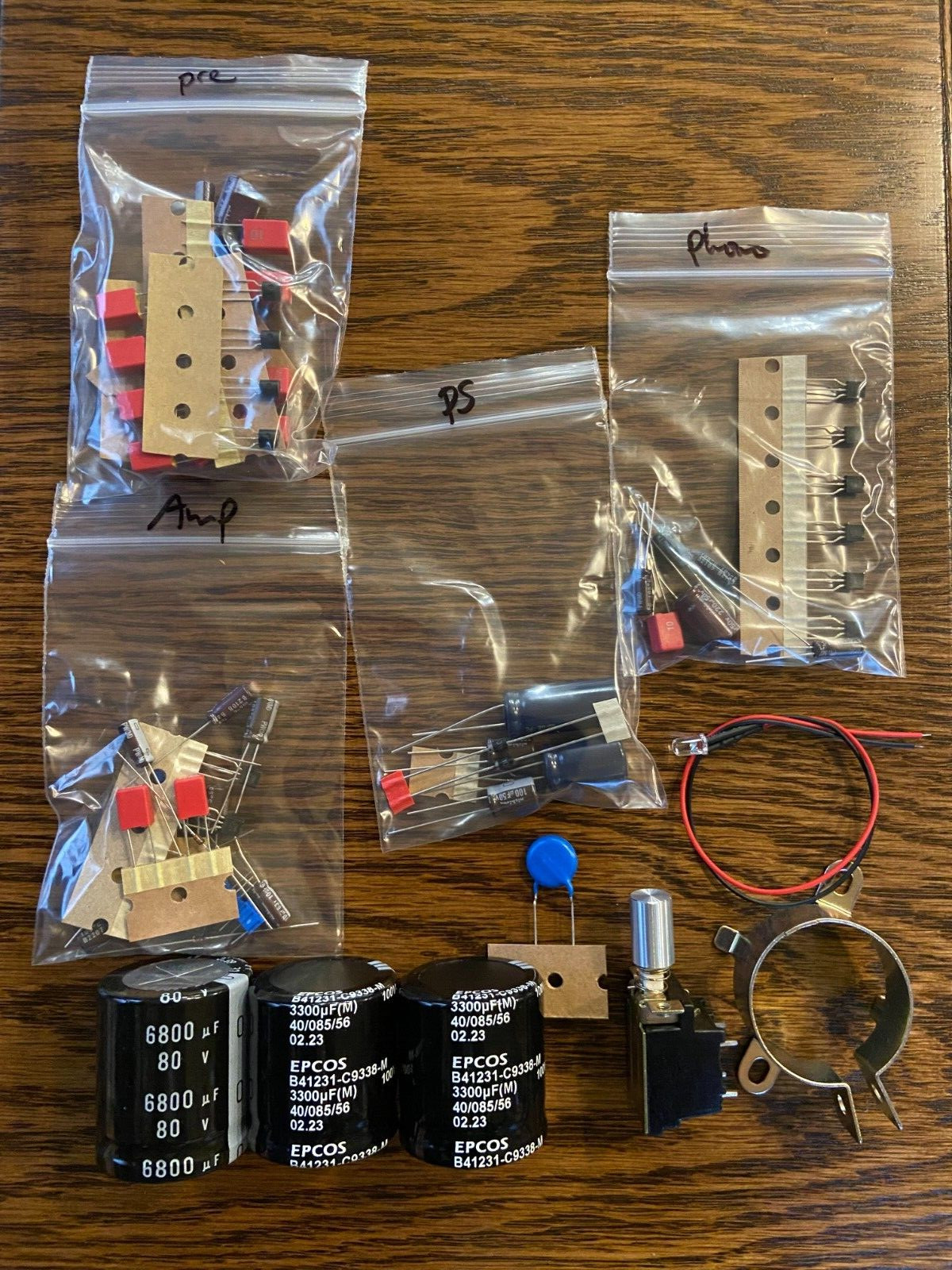 Marantz 1060 Complete Rebuild Kit High-Quality Amplifier Recap Transistors