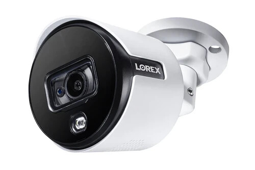 Lorex C581DA 5MP HD Active Deterrence Bullet Security Camera and Cable, 2 pack