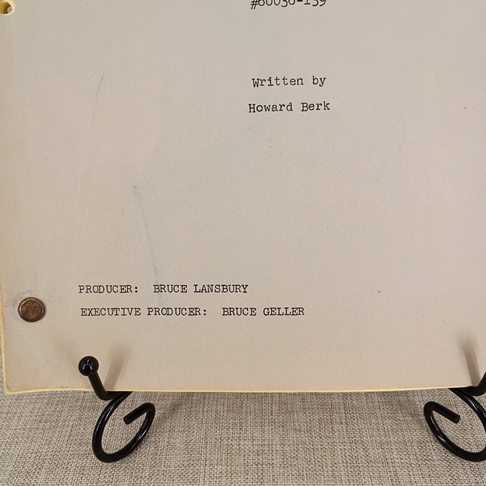 Mission: Impossible 1971 TV Show Original Script "Blues" Revised Final Draft