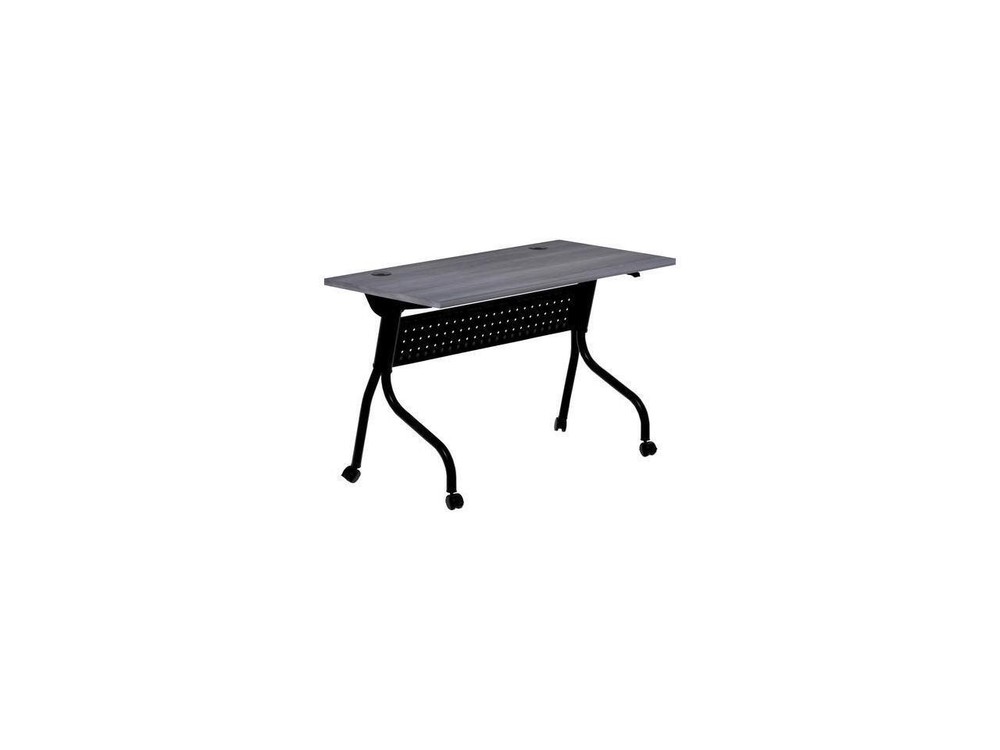 Lorell 59489 Charcoal Flip Top Training Table
