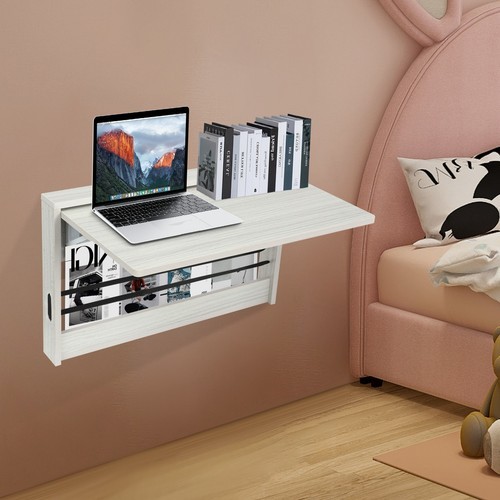 Wall Mounted Fold Down Table, 90° Folding Wall Table Storage Table Work Table