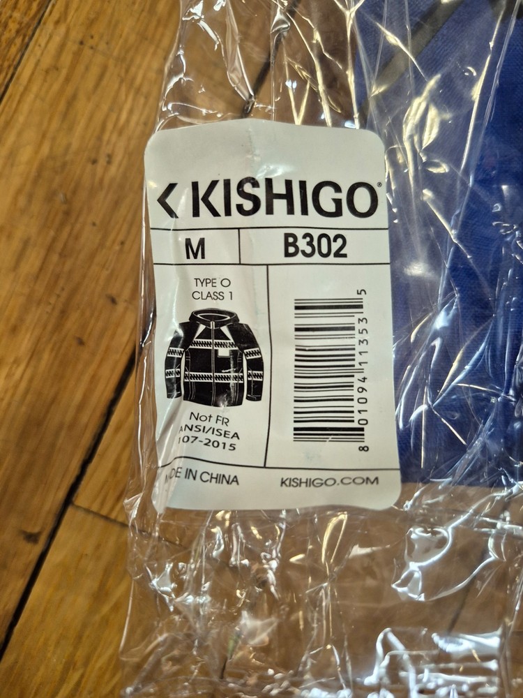 Kishigo - EV Series Enhanced Visibility Premium Jacket - B302 Blue/Lime Medium