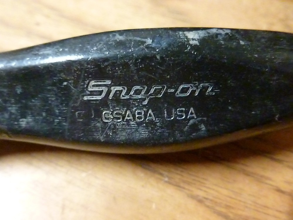 Snap On Tools CSA8A Black Hard Handle Scraper Gasket Carbon