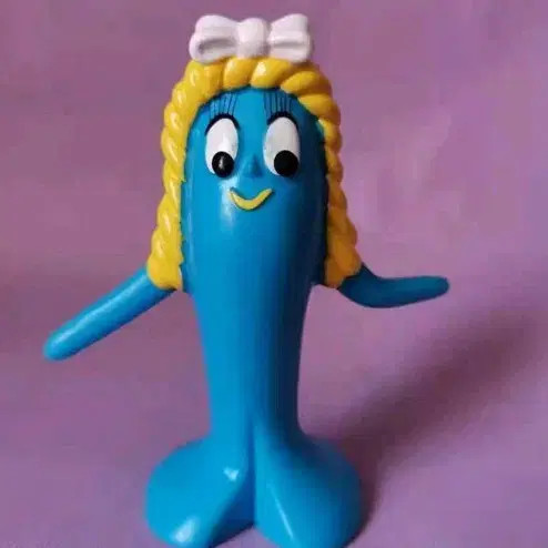 Blue & Black Figure, About 11cm