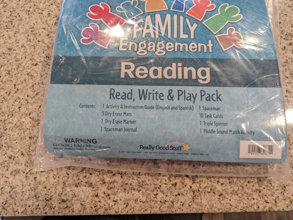 Family Engagement Reading - Read, Write and Play Pack - First Grade