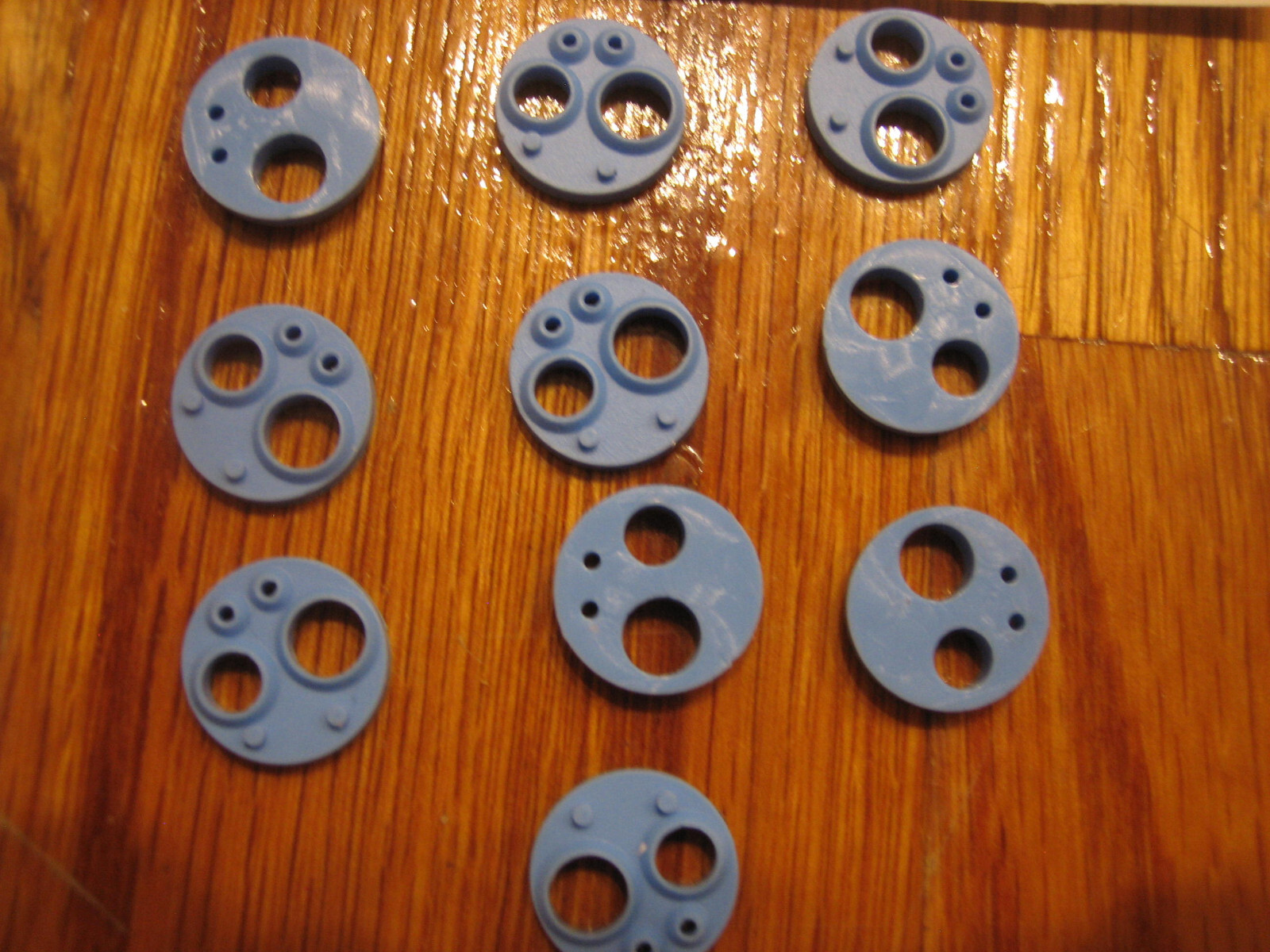 Lot of 10: Hi-Temp. SILICONE 4 HOLE Dental High Speed Handpiece Gaskets/Midwest